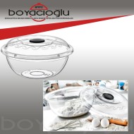 ERKOÇ E-102 2NO KAPAKLI HAMUR LEĞENİ (ŞEFFAF ) 10 LT