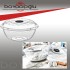 ERKOÇ E-103 3NO KAPAKLI HAMUR LEĞENİ (ŞEFFAF ) 15 LT