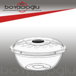 ERKOÇ E-104 4NO KAPAKLI HAMUR LEĞENİ (ŞEFFAF ) 26 LT