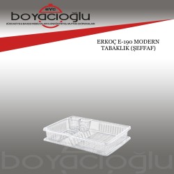 ERKOÇ E-190 MODERN TABAKLIK (ŞEFFAF)