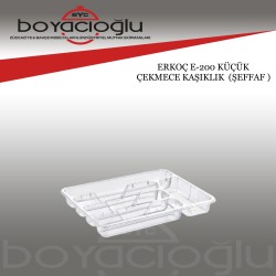 ERKOÇ E-200 KÜÇÜK ÇEKMECE KAŞIKLIK  (ŞEFFAF )