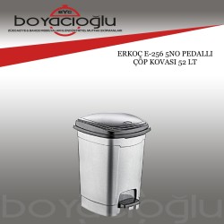 ERKOÇ E-256 5NO PEDALLI ÇÖP KOVASI 52 LT