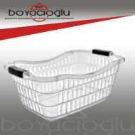 ERKOÇ E-298 BÜYÜK ÇAMAŞIR SELESİ ŞEFFAF 40LT