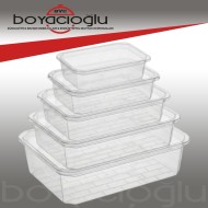 ERKOÇ E-344 5NO KÖŞELİ PEYNİR KÜVETİ (ŞEFFAF)  10,4 LT