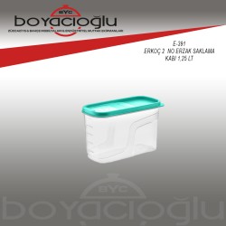 ERKOÇ E-391 2NO ERZAK SAKLAMA KABI 1,25 LT