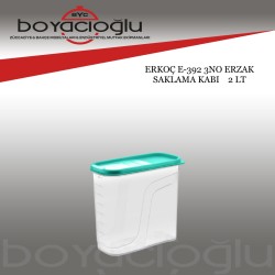 ERKOÇ E-392 3NO ERZAK SAKLAMA KABI 2LT