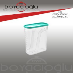 ERKOÇ E-394 5NO ERZAK SAKLAMA KABI 4 LT