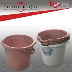 ERKOÇ E-551 RENKLİ OLUKLU TEMİZLİK KOVASI