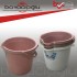 ERKOÇ E-551 RENKLİ OLUKLU TEMİZLİK KOVASI
