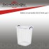 ERKOÇ E-628 KARE BAKLİYAT KOVASI 35LT ŞEFFAF