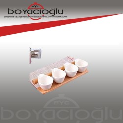 4LÜ AHŞAPLI KULPLU SOSLUK