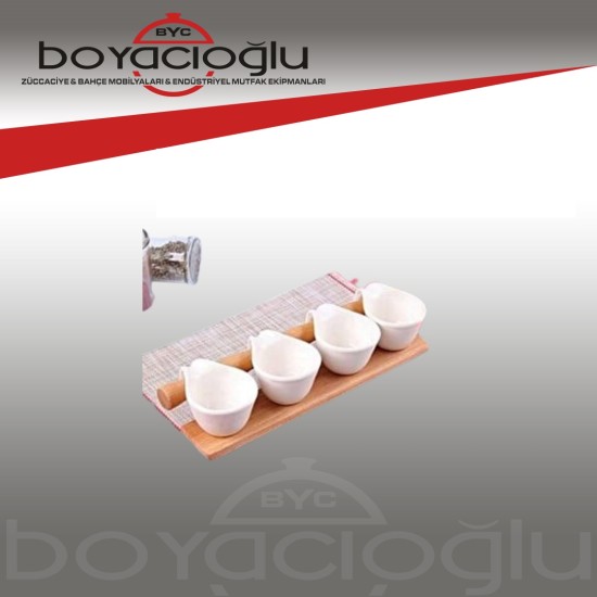 4LÜ AHŞAPLI KULPLU SOSLUK 4LÜ AHŞAPLI KULPLU SOSLUK