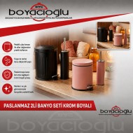 PASLANMAZ 2Lİ BANYO SETİ KROM BOYALI