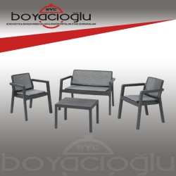 EMİLY OTURMA TAKIMI-ANTRASİT