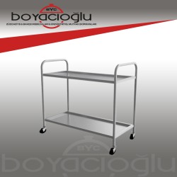 KROM SERVİS ARABASI 2 KATLI 55X86X90