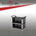 PLASTİK KAPALI SERVİS ARABASI  3 KATLI