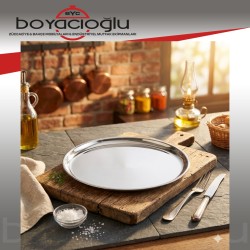 PASLANMAZ DÜZ TABAK 9NO 29CM