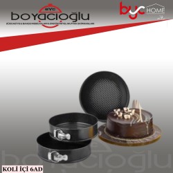 ENFA ENF-001 3LÜ KELEPÇELİ KEK KALIBI