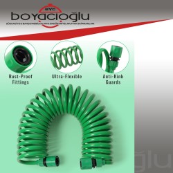 ENFA ENF-627 SPİRAL BAHÇE SULAMA HORTUMU 7,5MT