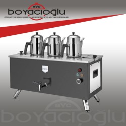 REMTA EP03L ÇİFT CİDAR 3 DEMLİKLİ ÇAY KAZANI