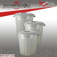 YUVARLAK ÇÖP VARİL 35LT