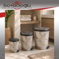 ERD-063 PEDALLI ÇÖP KOVASI DESENLİ 3NO