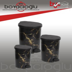 ERD-080 ERDEM 3LÜ DESENLİ PEDALLI ÇÖP