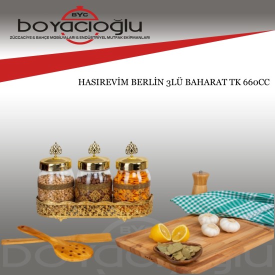 HASIREVİM BERLİN 3LÜ BAHARAT TK 660CC HASIREVİM BERLİN 3LÜ BAHARAT TK 660CC