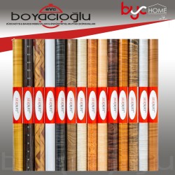 FL10 YAPIŞKAN FOLYO 45CMX5M AHŞAP DESEN