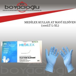MEDİLEX KULLAN AT MAVİ ELDİVEN(100LÜ L-XL) 