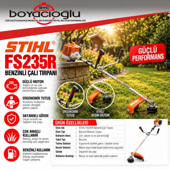 STIHL FS235R BENZİNLİ ÇALI TIRPANI