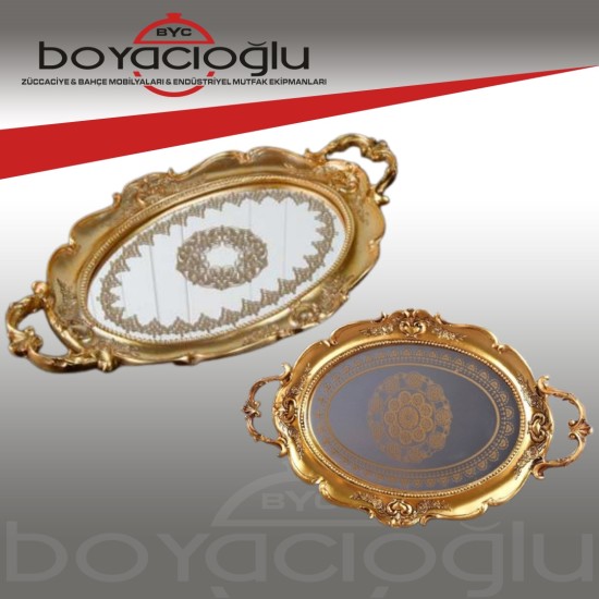 GLASSCOM RETRO İŞLEMELİ PLS TEPSİ GLASSCOM RETRO İŞLEMELİ PLS TEPSİ