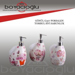 GÖNÜL G307 PORSALEN TOMBUL SIVI SABUNLUK