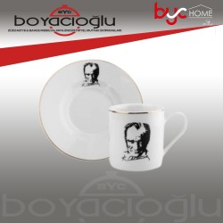 GÖNÜL G3260 ATATÜRK 2Lİ KAHVE FİNCAN TK