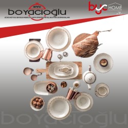 NEW BONE ENT.OTEL 14 CM.KARE KAYIK SIDE KAHVE RENGI