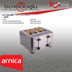 ARNİCA KITIR ÇELİK EKMEK KIZARTMA MAKİNESİ