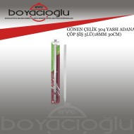 GÖNEN ÇELİK 304 YASSI ADANA ÇÖP ŞİŞ 3LÜ(18MM 30CM)