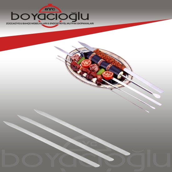 GÖNEN ÇELİK 304 KARE KUŞBAŞI ŞİŞ 6LI(4MM 50CM)