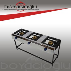 GÜRYAN ÜÇLÜ AYAKLI LOKANTA OCAK(LPG) BÜYÜK