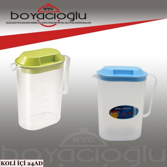 OVAL ŞEFFAF PLASTİK SÜRAHİ OVAL ŞEFFAF PLASTİK SÜRAHİ