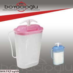 OVAL ŞEFFAF PLASTİK SÜRAHİ YAYIK