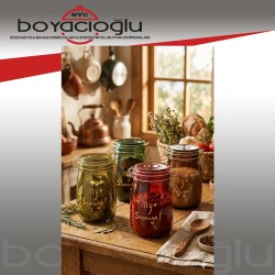 ACAR HCH-07941 PİERRE KLİPSLİ KAVANOZ BYK