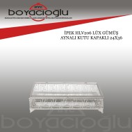 İPEK HLV206 LÜX GÜMÜŞ AYNALI KUTU KAPAKLI 24X36