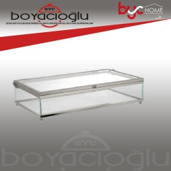 GÜMÜŞ CAM KUTU NO:7 23X11,5