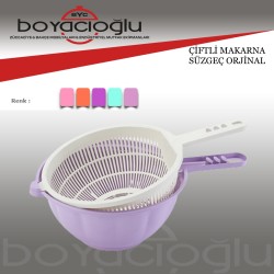 ÇİFTLİ MAKARNA SÜZGEÇ ORJİNAL