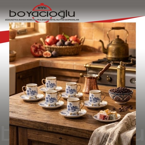 ACAR HXF-08892 SOLANA SULİEN 6LI KAHVE FİNCAN TK
