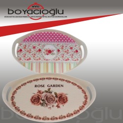 BYC BÜYÜK DESENLİ YUMURTA PLS TEPSİ 50CM