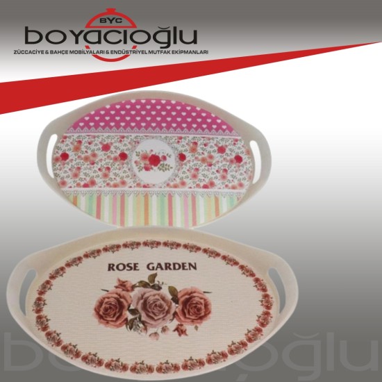 BYC BÜYÜK DESENLİ YUMURTA PLS TEPSİ 50CM BYC BÜYÜK DESENLİ YUMURTA PLS TEPSİ 50CM