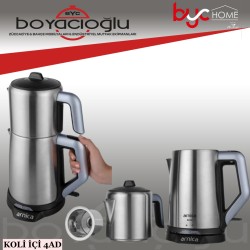 ARNİCA DEMLİ ÇELİK ÇAY MAKİNESİ