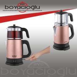 ARNİCA IH33200 DEMLİ ALT ÇELİK ÜST CAM ÇAY MAKİNESİ